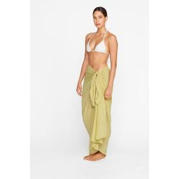 MIKOH AHE Sarong Wrap in Honeydew Style #9AHE1C-S  One Size O/S OS NEW NWT - Picture 3 of 8